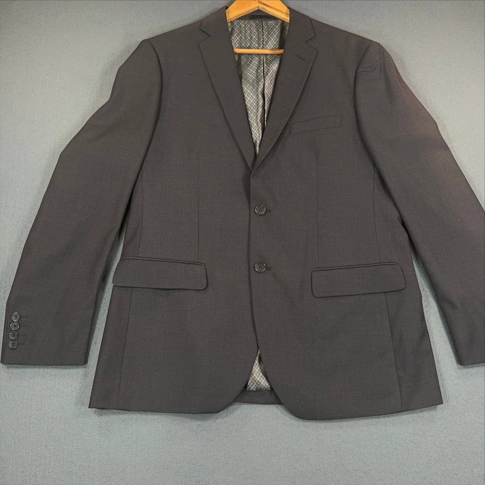 Alberto Cardinali Mens Slim Fit Blazer Charcoal Gray Sport Coat 44R S77